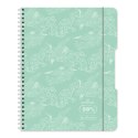 Herlitz Kołozeszyt (kołobrulion) Herlitz ECO Pastel Mięta B5 80k. kratka (9500141)