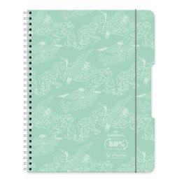 Herlitz Kołozeszyt (kołobrulion) Herlitz ECO Pastel Mięta B5 80k. kratka (9500141)