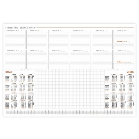Lucrum Kalendarz biurkowy Lucrum 470mm x 370mm (BF4)