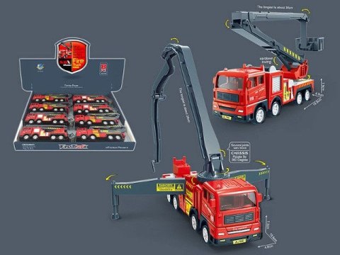 Bigtoys Samochód strażacki Bigtoys 2 wzory (BA0150)