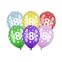 Partydeco Balon gumowy Partydeco 3nd Birthday, Metallic Mix (SB14M-008-000)