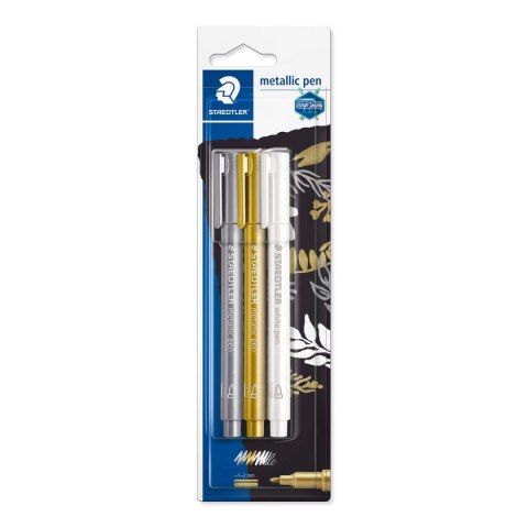 Staedtler Marker permanentny Staedtler melaiczny (S 8323-S BK3)