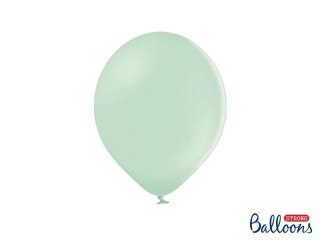 Strong Baloons Balon gumowy Strong Baloons Pastel Pistachio 1op/100sztuk pastelowy 100 szt pistacjowy 270mm (SB12P-006)