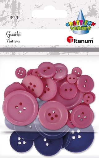 Titanum Guziki Titanum Craft-Fun Series plastikowe mix (24BR0202)