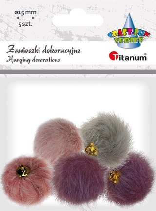 Titanum Pompony Titanum Craft-Fun Series zawieszki mix 50 szt (24BR0201-1#,7#,4#)