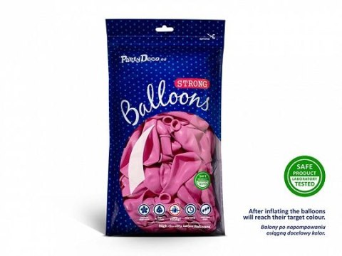 Strong Baloons Balon gumowy Strong Baloons Pastel Fuchsia 1op/100sztuk pastelowy 100 szt fioletowy 270mm (SB12P-080)