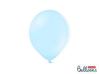 Strong Baloons Balon gumowy Strong Baloons Pastel Light Blue 1op/100sztuk pastelowy 100 szt niebieski jasny 270mm (SB12P-001J)