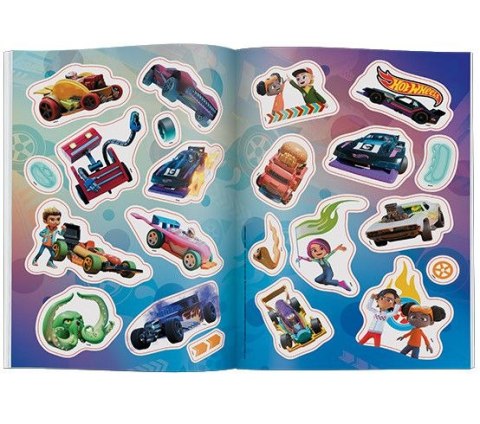 Ameet Książka dla dzieci Ameet Hot Wheels™ Kolorowanka z Naklejkami (NA-1601)