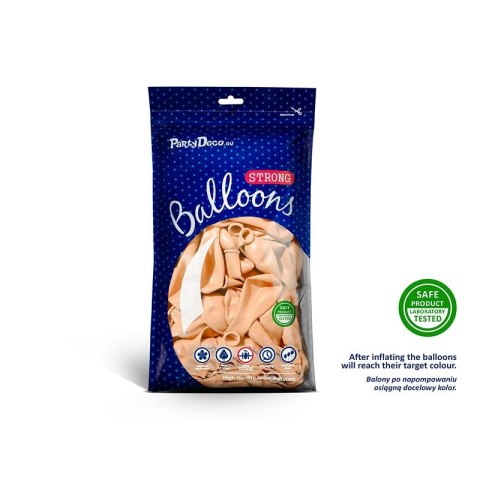 Partydeco Balon gumowy brzoskwiniowy 270mm Partydeco (SB12P-075J)