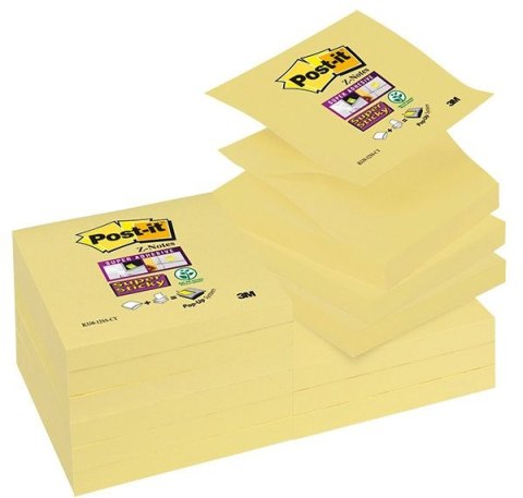 Post-It Notes samoprzylepny Post-It Super Sticky Z- Notes żółty 90k [mm:] 76x76 (3M-70005197796)