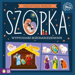 Zielona Sowa Książeczka edukacyjna Zielona Sowa Niezwykłe Święta. Szopka. Wypychanki