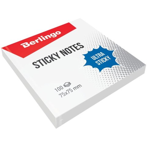 Berlingo Notes samoprzylepny Berlingo biały 100k [mm:] 75x75 (323562)