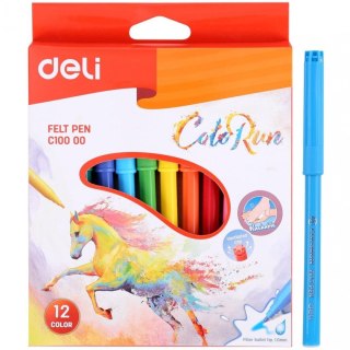 Deli Flamaster Deli COLORUN 12K 6921734962782 12 kol. (EC10000)