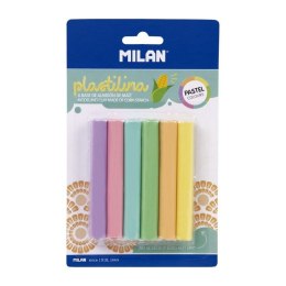 Milan Plastelina Milan 6 kol. pastelowa mix (914706P)