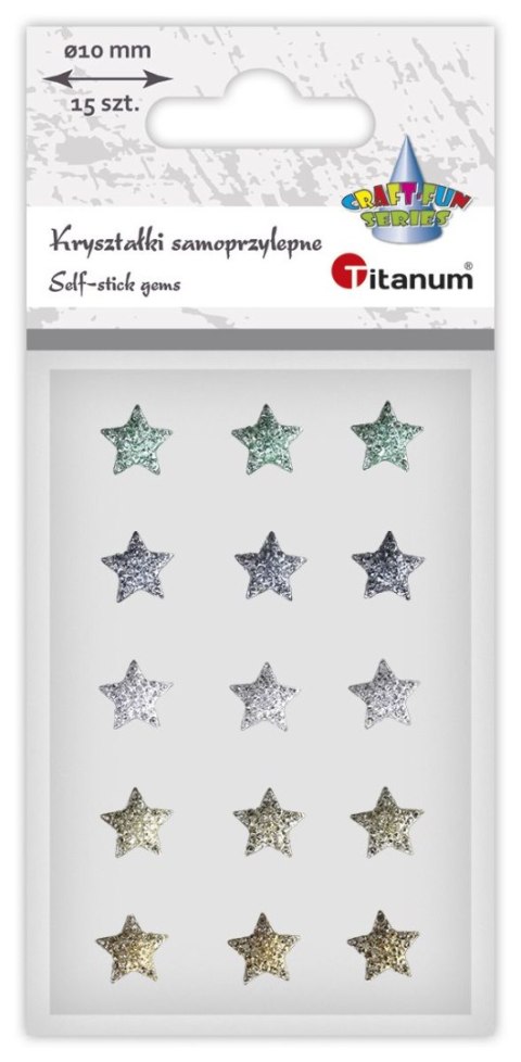 Titanum Kryształki Craft-Fun Series gwiazdki mix Titanum (24MH0351)