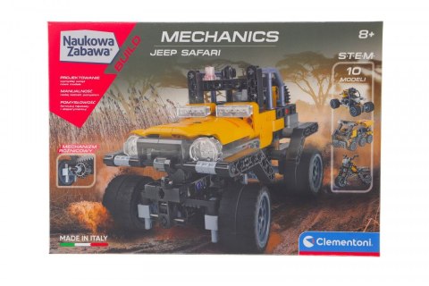 Clementoni Klocki konstrukcyjne Clementoni Laboratorium Mechaniki Jeep Safari (CLM50123) Clementoni Klocki konstrukcyjne Clementoni Laboratorium Mechaniki Jeep Safari (CLM50123)