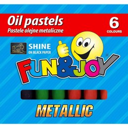 Fun&Joy Pastele olejne Fun&Joy metaliczne 6 kol. (FJ-POM6)