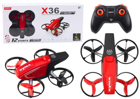 Lean Dron Lean Zdalnie Sterowany RC X36 SYMA Czerwony (20879)