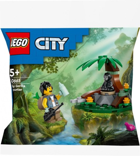 Lego Klocki konstrukcyjne Lego City Spotkanie z małym gorylem (30665)