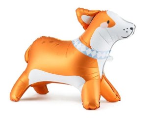 Partydeco Balon foliowy Partydeco Stojący Corgi, 88x70 cm, mix (FB249)