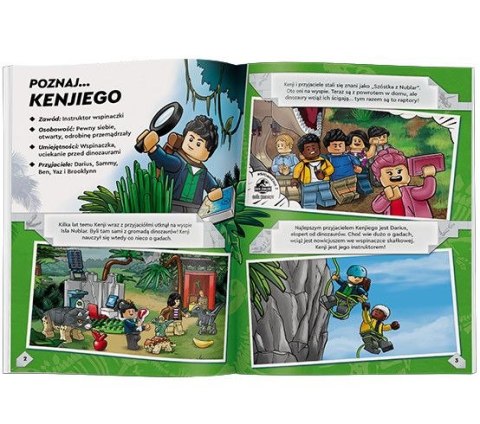 Ameet Książeczka edukacyjna Ameet LEGO® Jurassic World™. Raptory uciekają (LNC 6207)