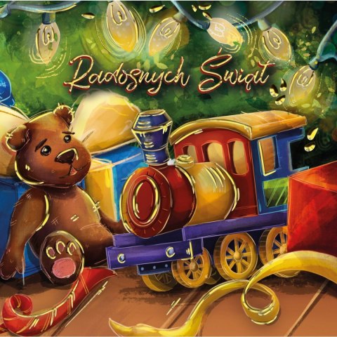 Henry Kartka składana BN KOLEJKA POD CHOINKA kw Henry (5907465667029)