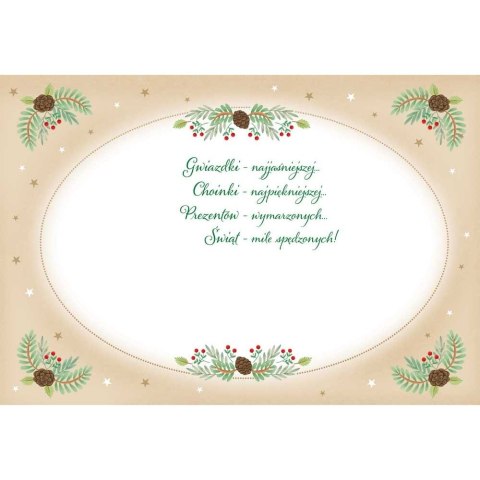 Henry Kartka składana BN z zawieszka CHOINKA B6 Henry (5905701483518)