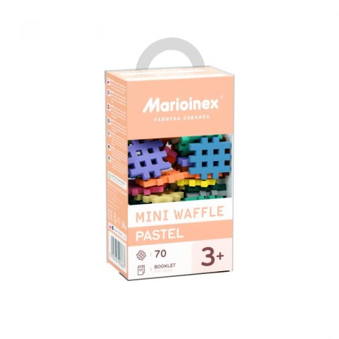 Marioinex Klocki konstrukcyjne Marioinex Mini Waffle Pastel 140 elementów