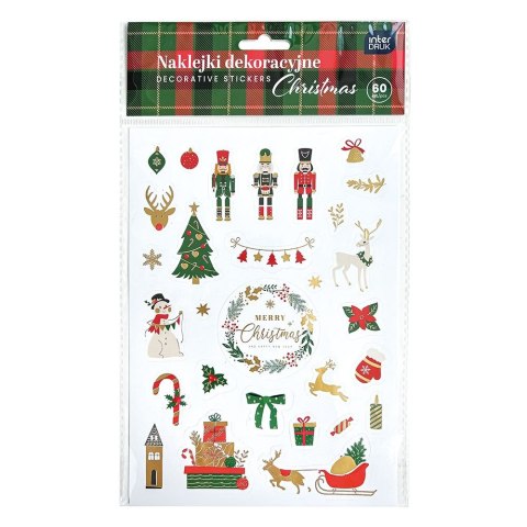 Interdruk Naklejka (nalepka) Interdruk CHRISTMAS 5902277354228 (60szt) Interdruk Naklejka (nalepka) Interdruk CHRISTMAS 5902277354228 (60szt)