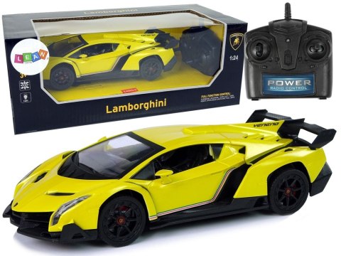 Lean Samochód Lean R/C 1:24 Lamborghini Veneno Białe 2.4 G Światła (9741) Lean Samochód Lean R/C 1:24 Lamborghini Veneno Białe 2.4 G Światła (9741)