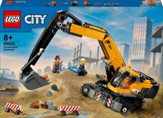 Lego Klocki konstrukcyjne Lego City Żółta koparka (60420)