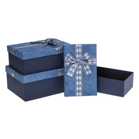 Rozette Pudełko na prezent Rozette PUG-24260-PR BLUE set 3 p (5907354143610) Rozette Pudełko na prezent Rozette PUG-24260-PR BLUE set 3 p (5907354143610)
