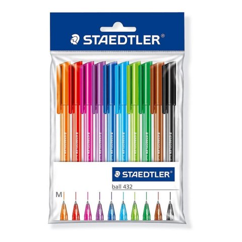 Staedtler Długopis Staedtler mix 0,8mm (S 432 35 mpb10)