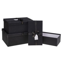 Rozette Pudełko na prezent Rozette (PUG-23240-PR BLACK set 3)