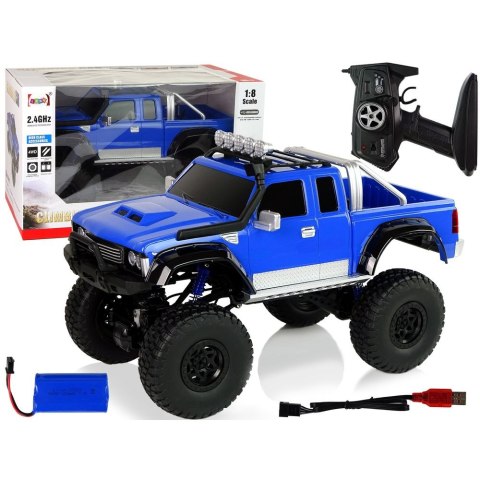 Lean Samochód Lean Off- Road R/C 2.4G Climbing Car 1:8 niebieski (9936)