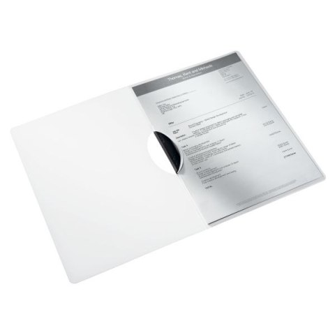 Leitz Skoroszyt Leitz Wow ColorClip A4 biały plastik (41850001) Leitz Skoroszyt Leitz Wow ColorClip A4 biały plastik (41850001)