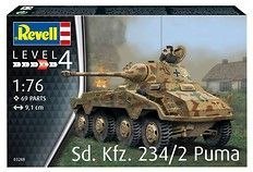 Revell Model do sklejania Revell 234/2 Puma - niemiecki ośmio-kołowy samochód pancerny (03288)