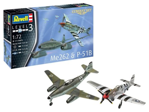 Revell Model do sklejania Revell Me262 & P-51B - Combat Set (03711)