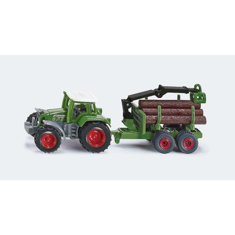 SIKU Traktor SIKU Super z leśną przyczepą (S1645)