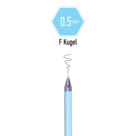 Berlingo Długopis Berlingo Haze wymazywalny niebieski 0,5mm (338374)