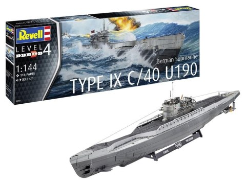 Cobi Model do sklejania Cobi Statek German Submarine Type IX C/40 U190 (REV-05167)