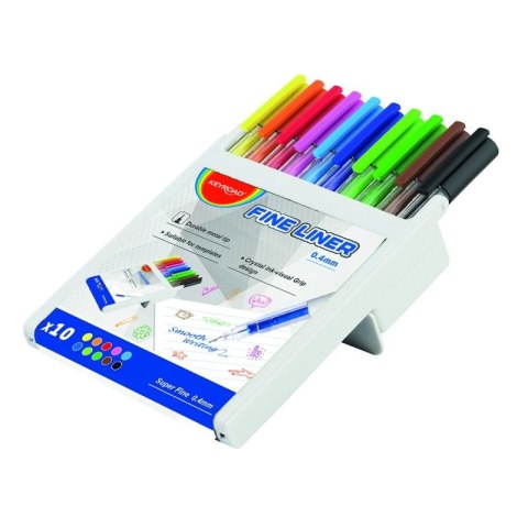 Keyroad Cienkopis Keyroad 0,4mm 10kol. (KR972463)