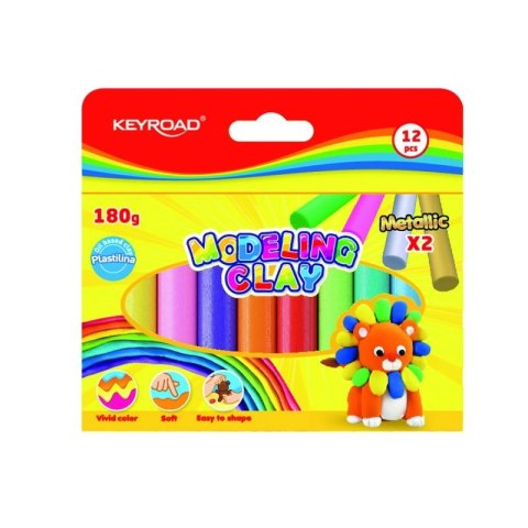 Keyroad Plastelina Keyroad 12 kol. mix 15g (KR972233) Keyroad Plastelina Keyroad 12 kol. mix 15g (KR972233)