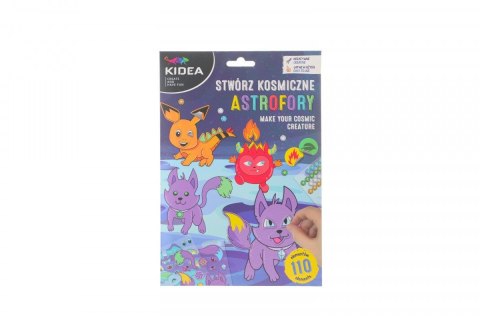 Kidea Zestaw kreatywny Kidea Kosmiczne astrofory (SKAKA)