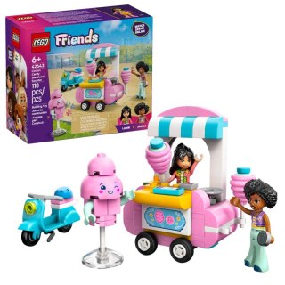 Lego Klocki konstrukcyjne Lego Friends Stoisko z watą cukrową i skuter (42643)