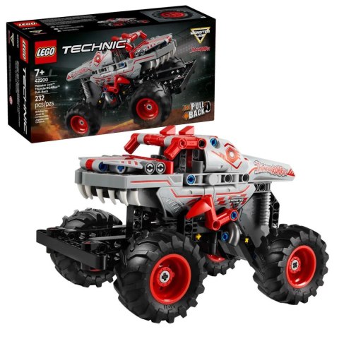 Lego Klocki konstrukcyjne Lego Technic Monster Jam™ ThunderROARus™ z napędem typu pull-back (42200)