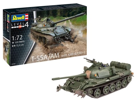 Revell Model do sklejania Revell czołg T-55A/AM with KMT-6/EMT-5 (03328)