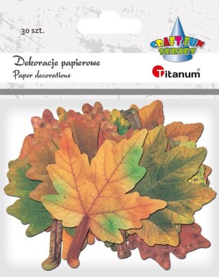 Titanum Ozdoba papierowa Titanum Craft-Fun Series liście (24XQ0501-10)