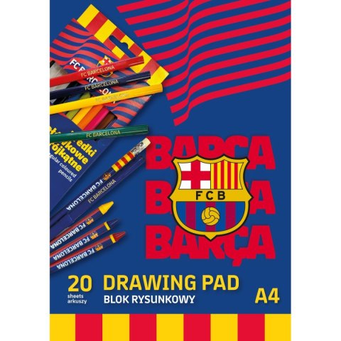 Astrapap Blok rysunkowy Astrapap Fc Barcelona A4 mix 20k (106024005)