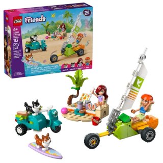 Lego Klocki konstrukcyjne Lego Friends Przygoda z surfującymi psami i skuterem (42641)